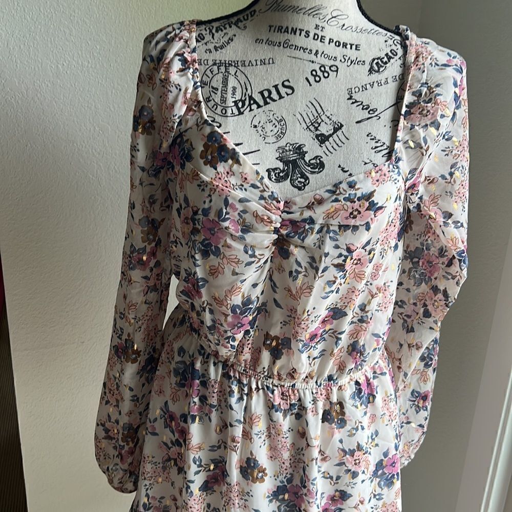 Floral baby doll dress M - Picture 10 of 10